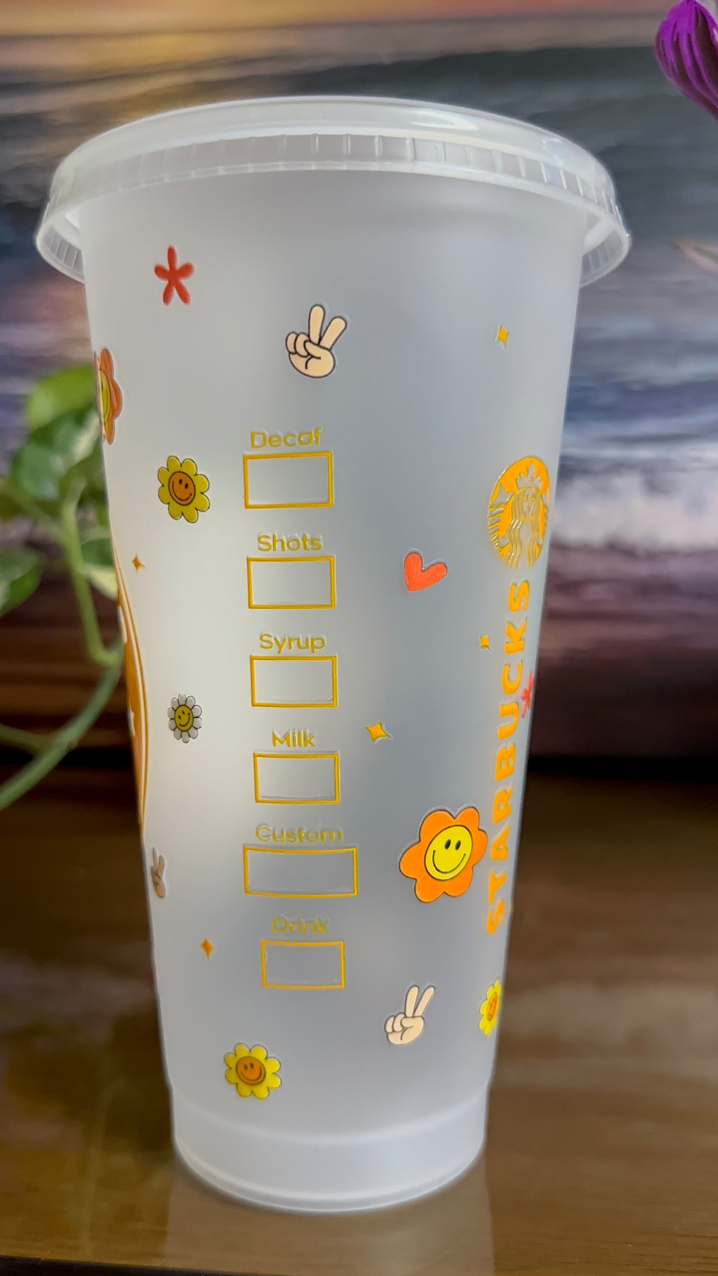 Winnie The Pooh Inspired Starbucks Tumbler