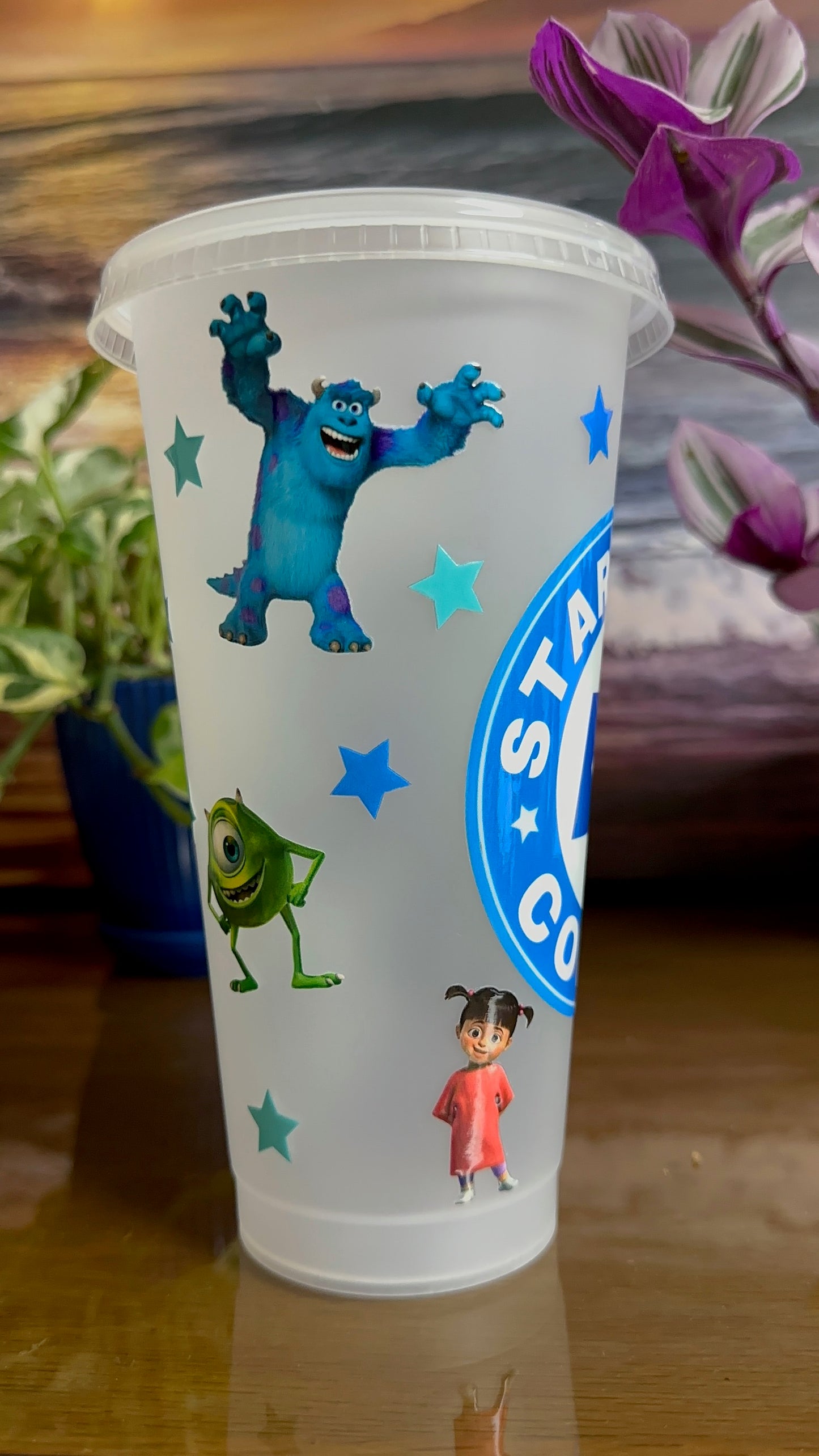 Monsters Inc Inspired Starbucks Tumbler