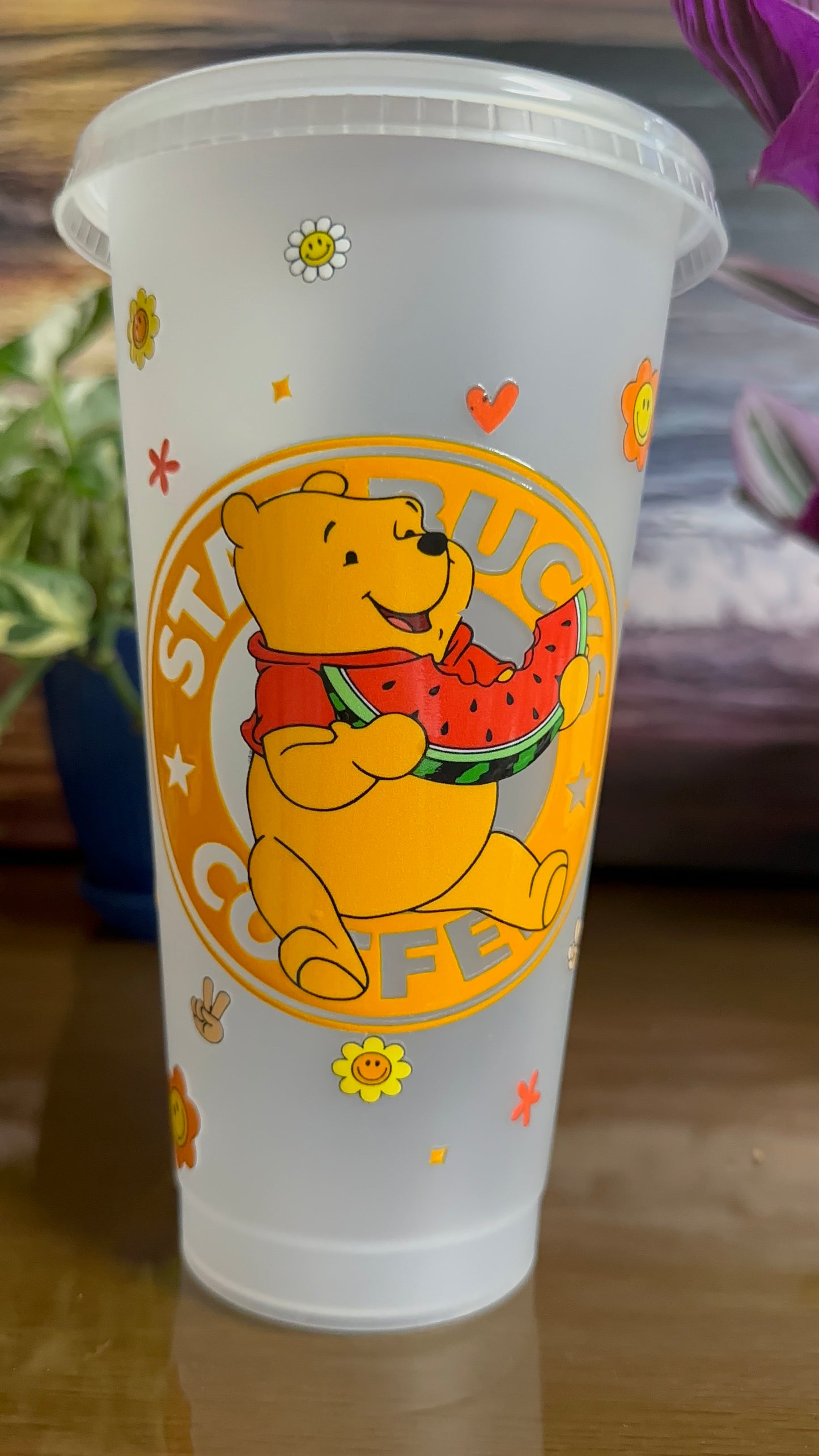 Winnie The Pooh Inspired Starbucks Tumbler