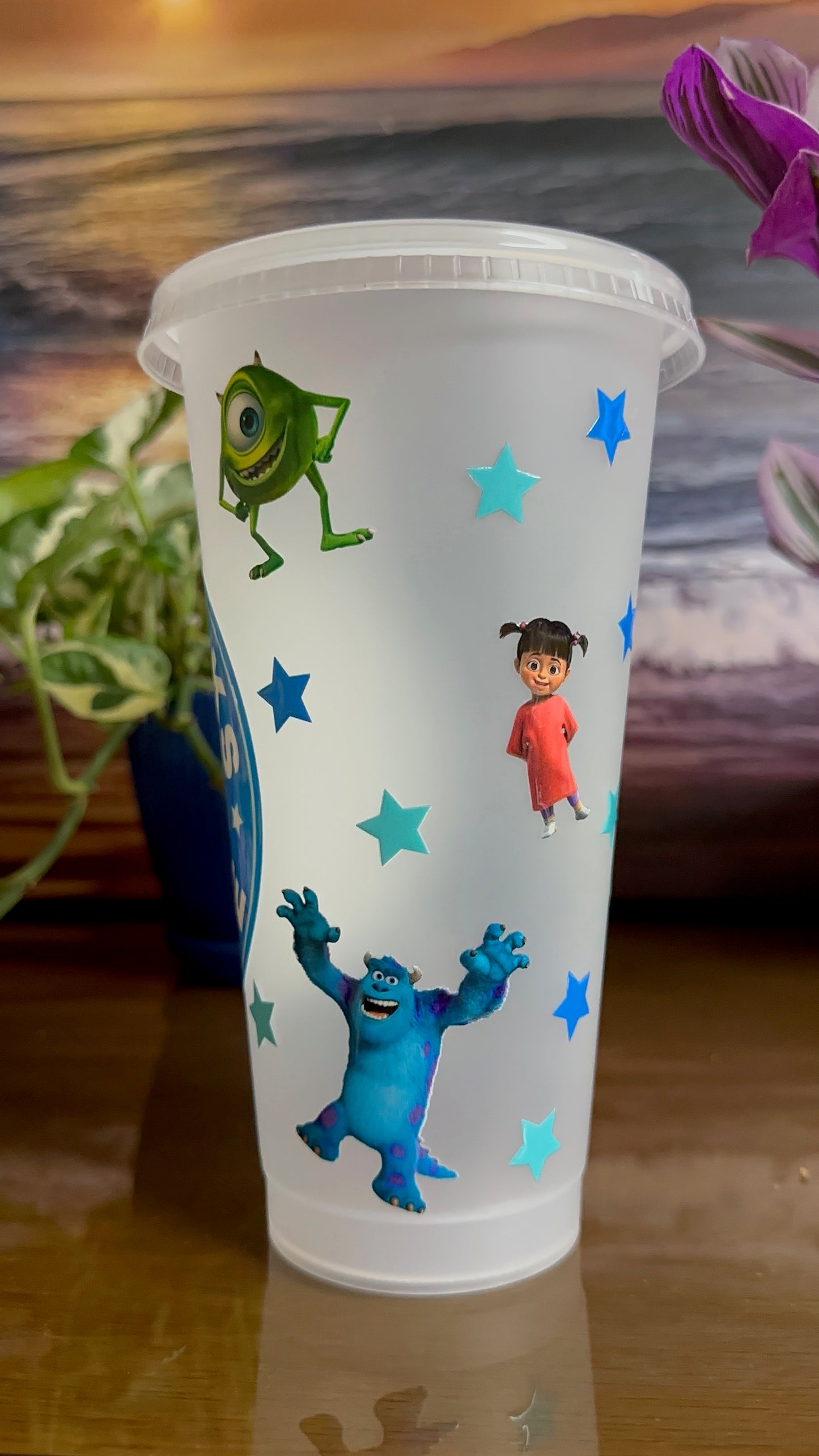 Monsters Inc Inspired Starbucks Tumbler