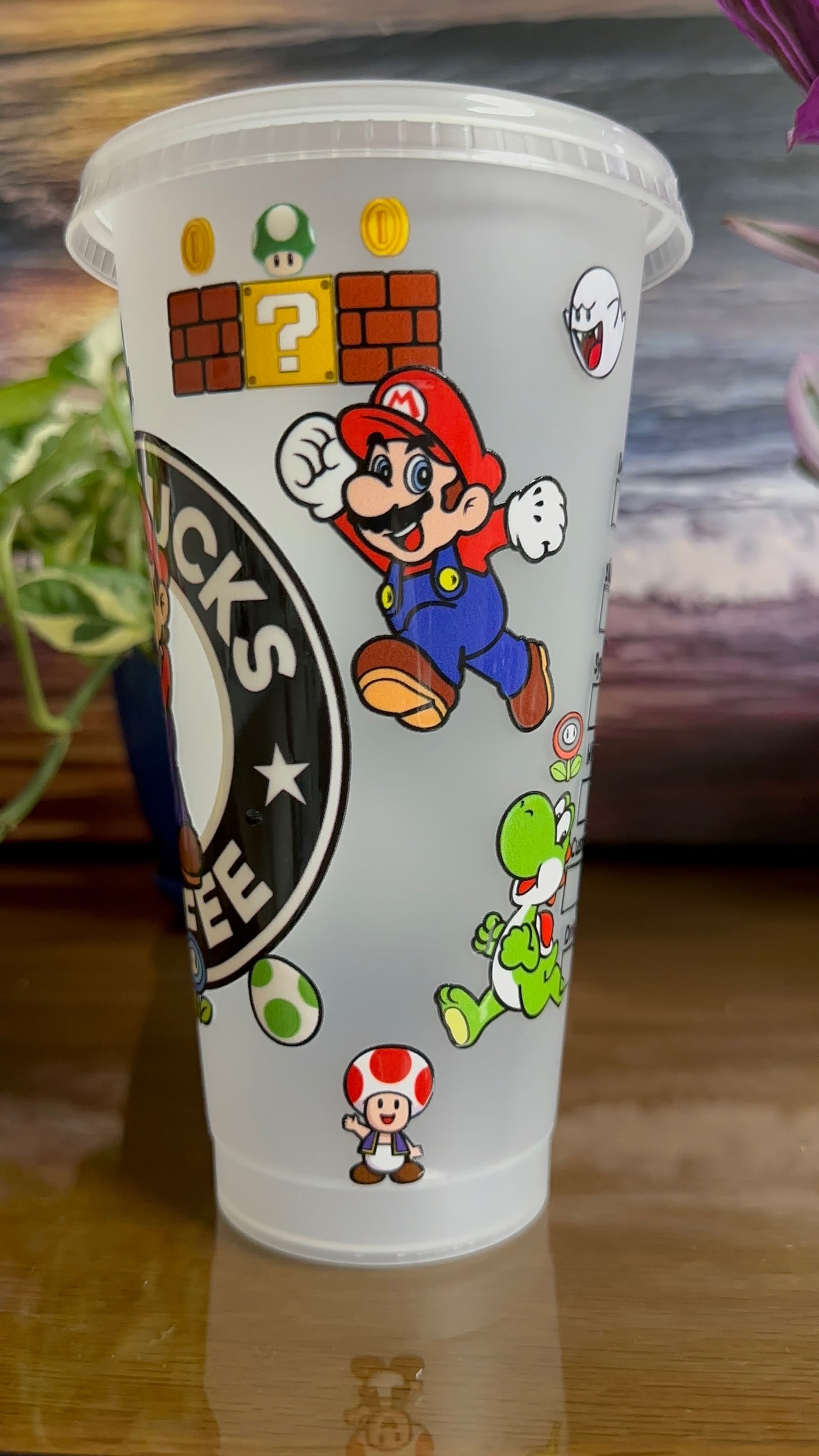 Super Mario Inspired Starbucks Tumbler