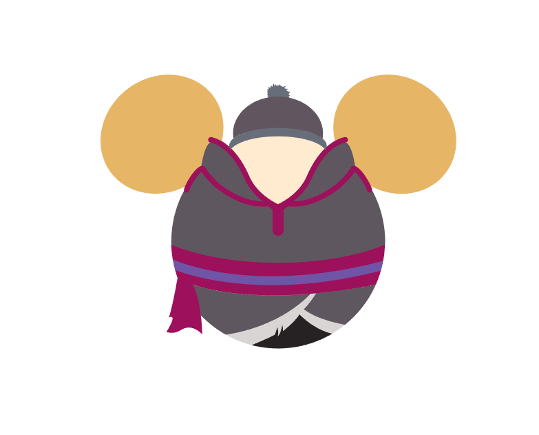 Disney Frozen Themed Mickey Ear Magnets