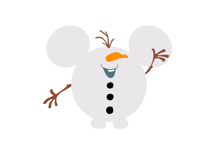 Disney Frozen Themed Mickey Ear Magnets