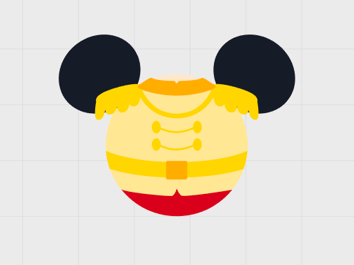 Disney Cinderella Themed Mickey Ear Magnets