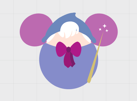 Disney Cinderella Themed Mickey Ear Magnets