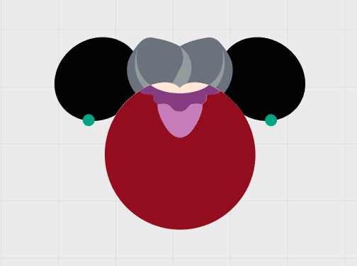 Disney Cinderella Themed Mickey Ear Magnets