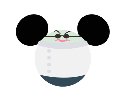 Disney Nightmare Before Christmas Themed Mickey Ear Magnets