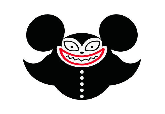 Disney Nightmare Before Christmas Themed Mickey Ear Magnets
