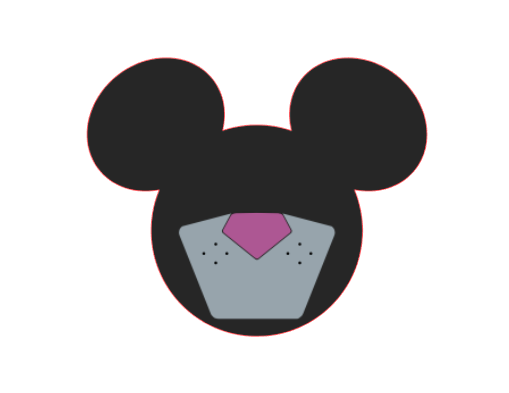 Disney Jungle Book Themed Mickey Ear Magnets