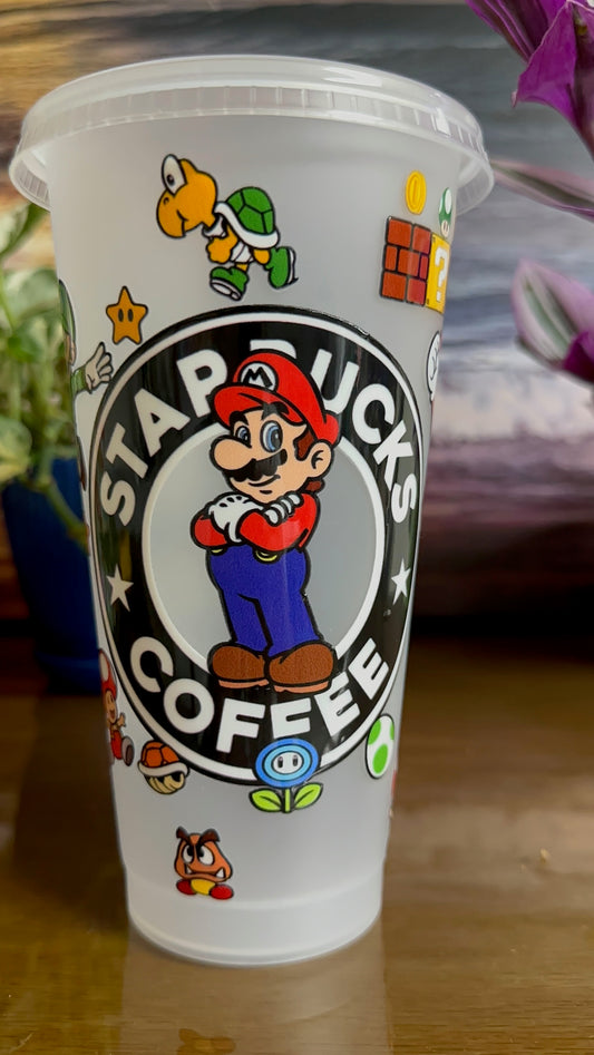 Super Mario Inspired Starbucks Tumbler