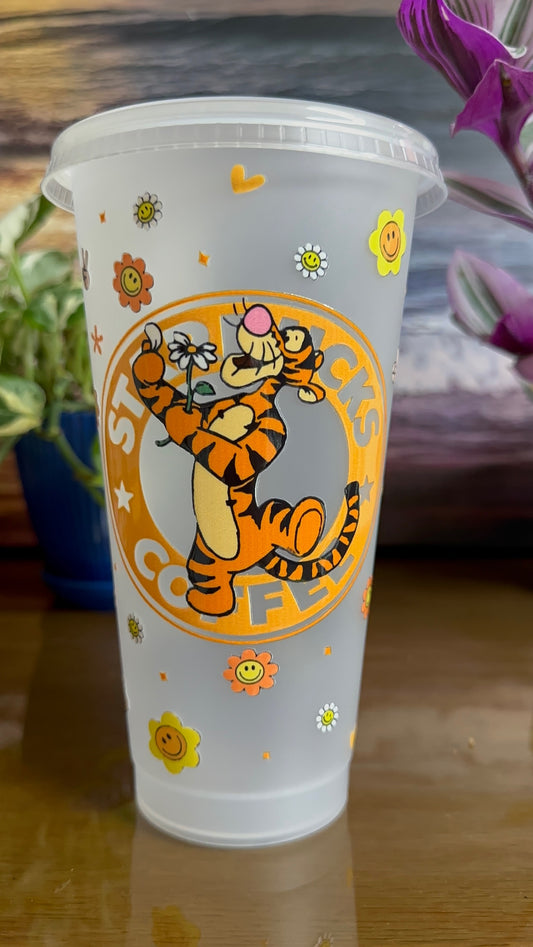 Tigger Inspired Starbucks Tumbler