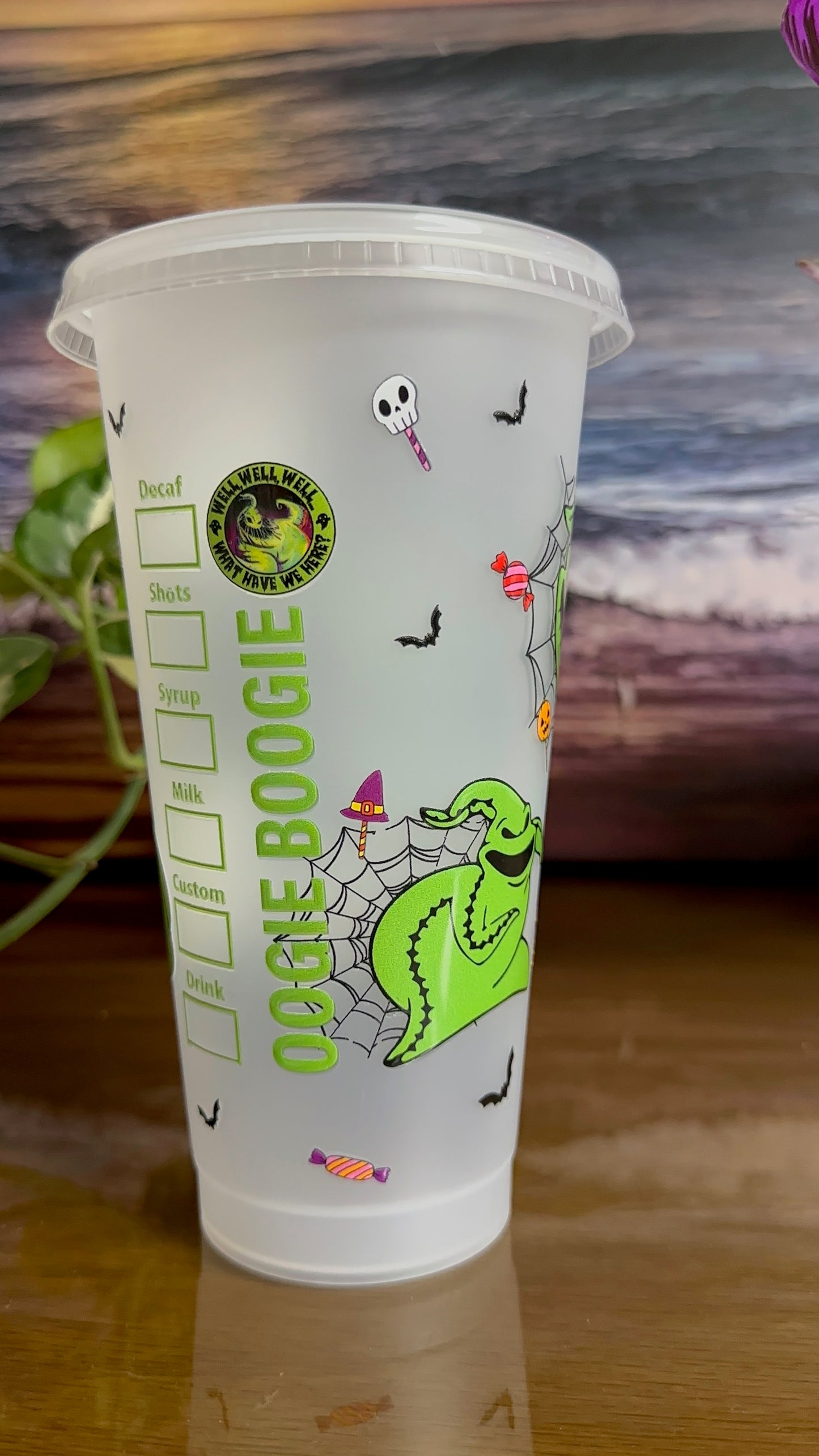 Oogie Boogie Inspired Starbucks Tumbler