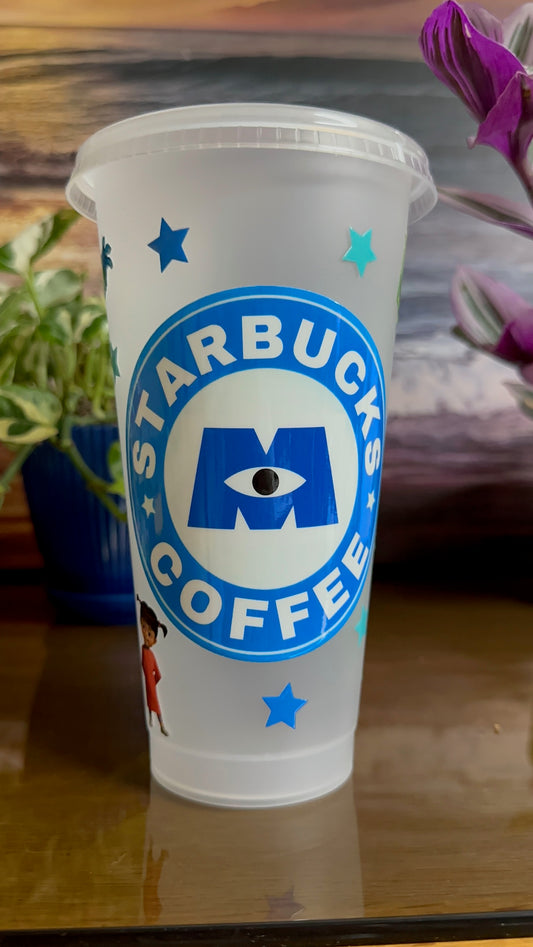 Monsters Inc Inspired Starbucks Tumbler