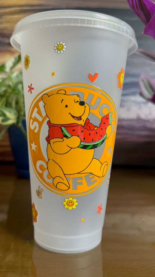 Winnie The Pooh Inspired Starbucks Tumbler
