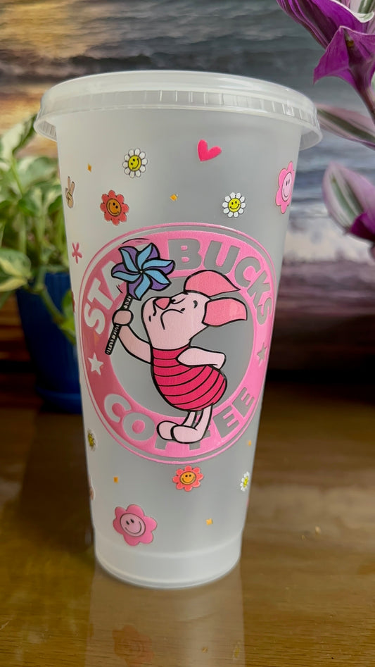 Piglet Inspired Starbucks Tumbler