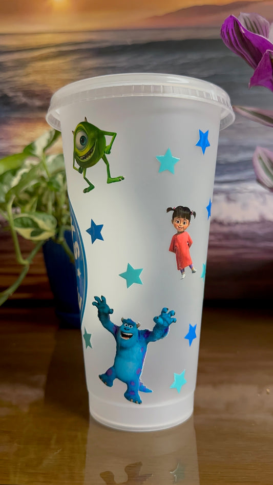 Monsters Inc Inspired Starbucks Tumbler