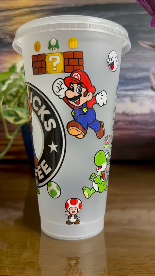 Super Mario Inspired Starbucks Tumbler