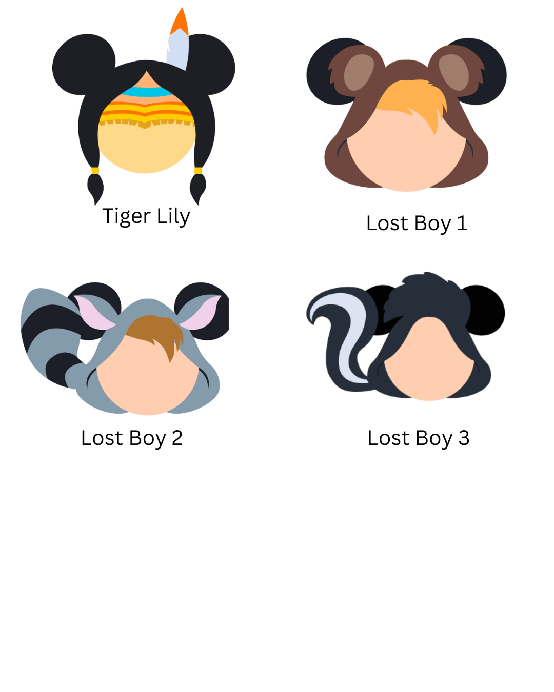 Disney Peter Pan Themed Mickey Ear Magnet