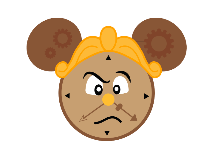 Disney Beauty & The Beast Themed Mickey Ear Magnets