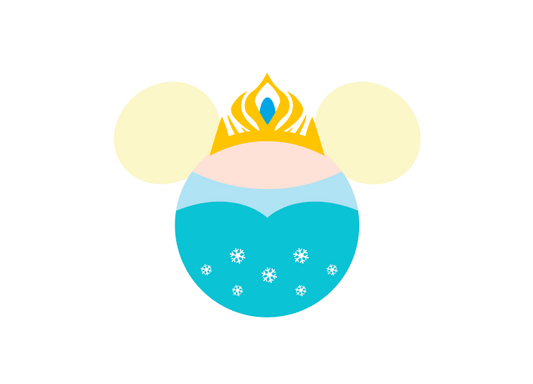Disney Frozen Themed Mickey Ear Magnets