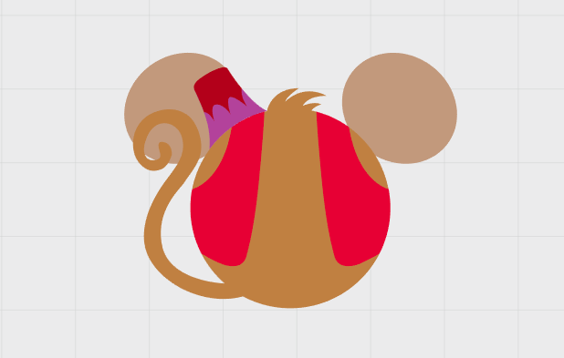 Disney Aladdin Themed Mickey Ear Magnets