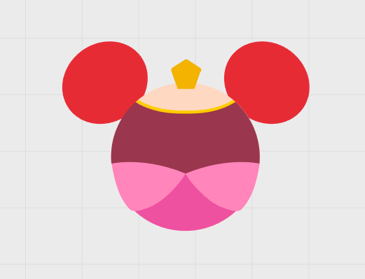 Disney Cinderella Themed Mickey Ear Magnets