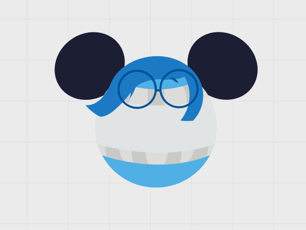 Disney Inside Out Themed Mickey Ear Magnets