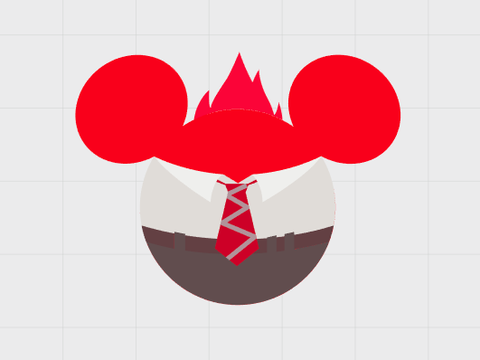 Disney Inside Out Themed Mickey Ear Magnets