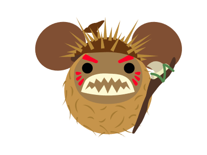 Disney Moana Themed Mickey Ear Magnets