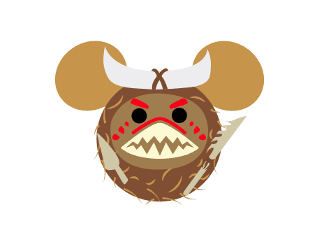 Disney Moana Themed Mickey Ear Magnets
