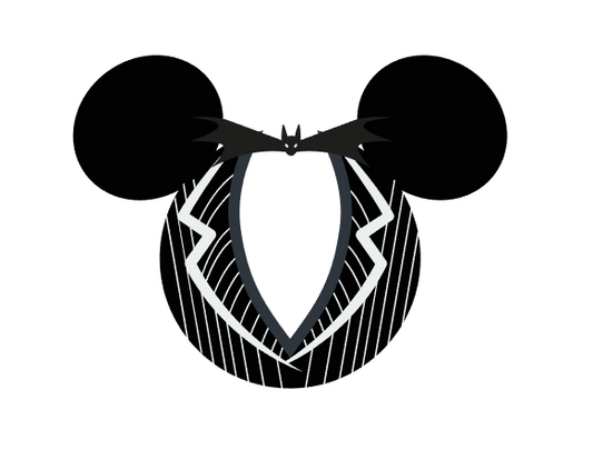 Disney Nightmare Before Christmas Themed Mickey Ear Magnets