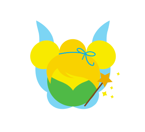 Disney Peter Pan Themed Mickey Ear Magnet