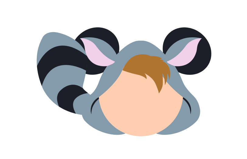 Disney Peter Pan Themed Mickey Ear Magnet