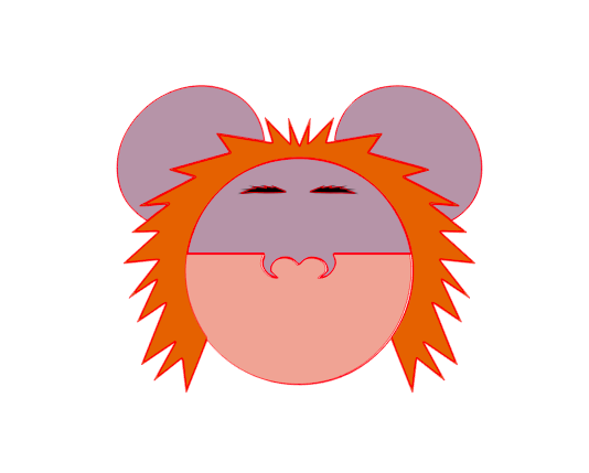 Disney Jungle Book Themed Mickey Ear Magnets