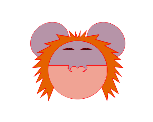 Disney Jungle Book Themed Mickey Ear Magnets